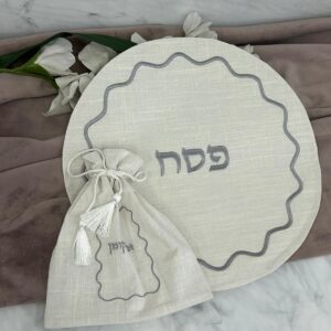 סט כיסויים לפסח פשטן וכסף