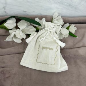 כיסוי לאפיקומן פשטן זהב